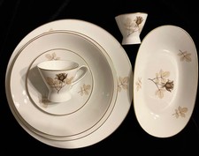 Rosenthal Shadow Rose Schatten Rose SchwarzeRose Service eine Person