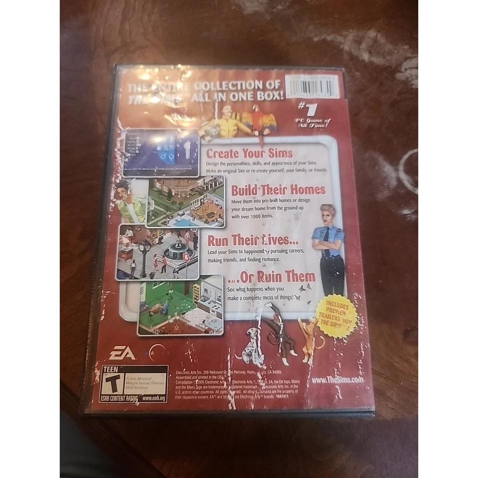 The Sims Complete Collection PC Windows 2005 - 4 Disks - Image 2 of 4