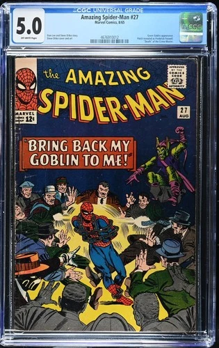 Amazing Spider-Man #27 (1965) Early Green Goblin CGC 5.0 DZ132