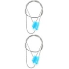 Set of 2 Aquarium Washing Brush Tube Fish Tank Cleaner Spring Cleaning