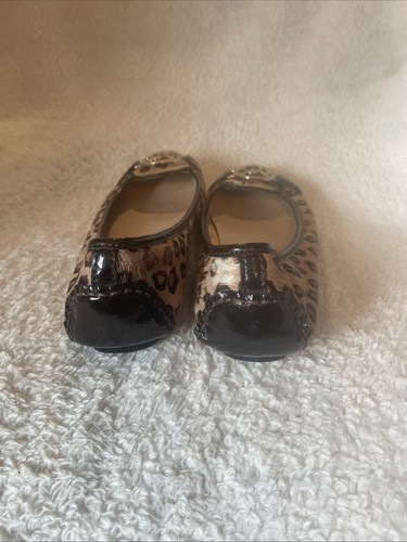 Michael Kors Fulton Leopardenmuster Kalbshaar flach 7,5 - Bild 5 von 7