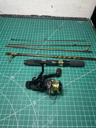 Daiwa Mini Mite MM750 Vintage Spinning Reel Combo Travel Rod