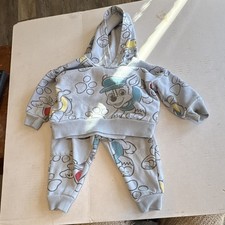 Nickelodeon PAW Patrol Baby Toddler Hoodie Pants Set Blue Cotton Embroidered