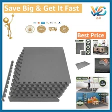 Prosource Extra Thick EVA Puzzle Exercise Mat ¾” & 1” Cushioned Flooring New