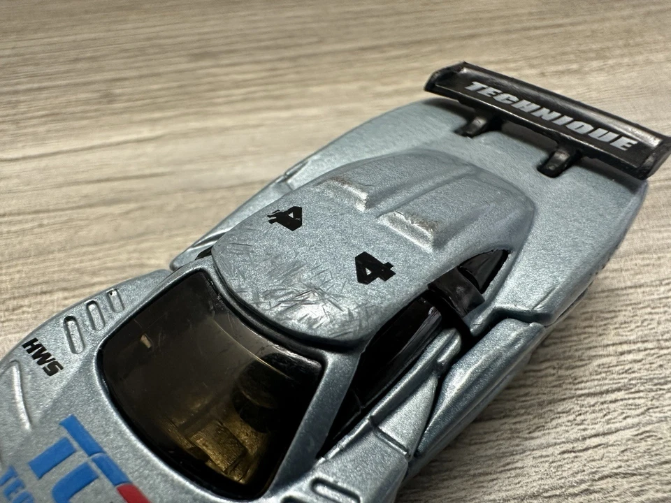 RARO Coche Lemans Vintage Hot Wheels Crashers Azul Gris TC3 Technique T9 1998!! Foto 2 de 4