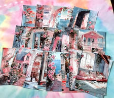 Vintage Floral Papers, Junk Journal Supplies, Scrapbooking Supplies