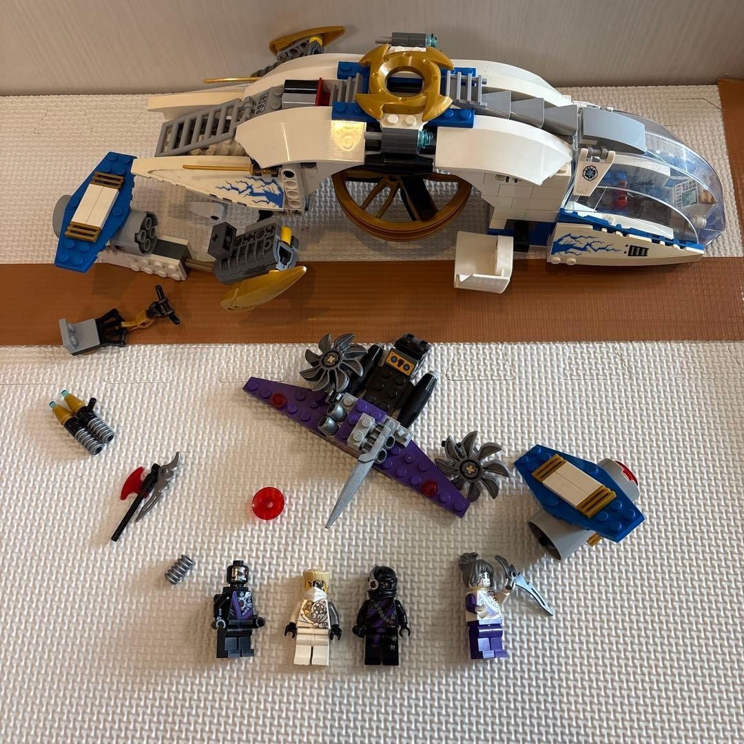 LEGO NINJAGO Rebooted NinjaCopter 70724 In 2014 Used Retired As Is