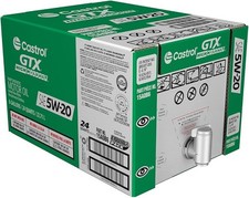 Castrol GTX High Milage 5W-20 Synthetic Blend Motor Oil, 1 - 6 Gallon ePack Box 29.16 per gallon