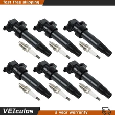 6pc Ignition Coil Kit for 2006-2009 Hyundai Azera Veracruz Kia Sedona 3.8L UF546