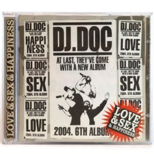 DJ Doc - Love & Sex & Happiness Album CD K-Pop 2004 Deejay Doc