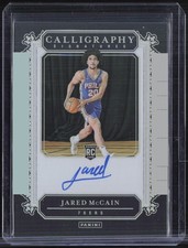 2024 Panini Calligraphy Signatures Jared McCain Auto Autograph RC Rookie 