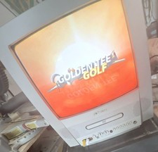 Emerson EWC13D4 13" CRT TV DVD Combo Retro Gaming No Remote Tested Vintage