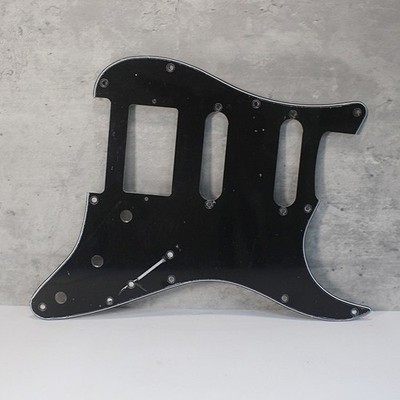Pickguard For 62 RI HSS Strat Humbucker Cover Version  - Black 3 Ply