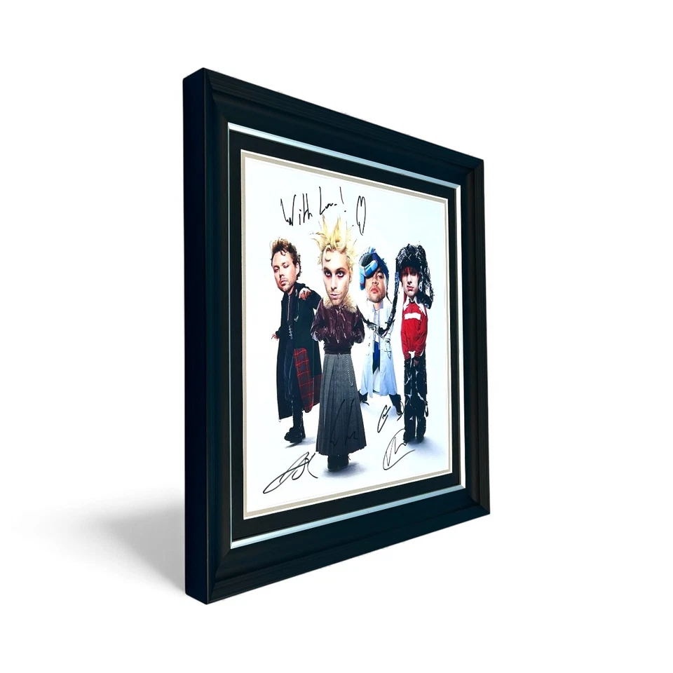 5 Second of Summer SIGNED Handmade Photo Display & COA Autographed Music Poster - Image 2 of 4