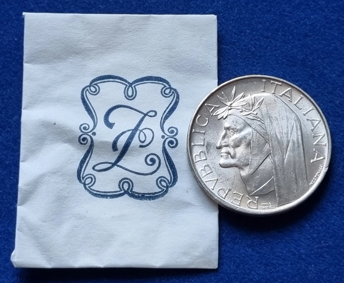 Italie, République italienne. 500 Lire 1965 "Dante" (24 monete