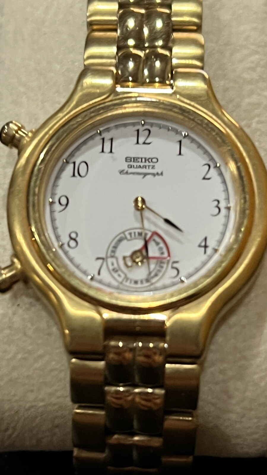 Rare 1989 Seiko 8M25-8030 Dancing Hands Chronograph Watch Vintage