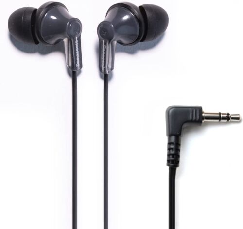 Panasonic RPHJE120K In-Ear Headphone, Black Black Headphones - Picture 1 of 8