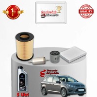 Set Service 4 Filter Und ÖL Ford Grand C-Max 1.6 63KW 86CV Von 2010->