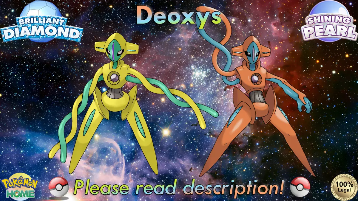 DEOXYS Shiny Non-shiny 6IV PACK // Pokemon Brilliant Diamond 