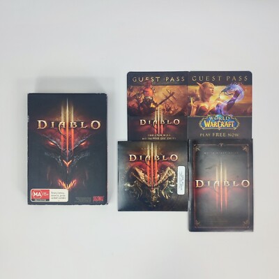 DIABLO 3 PC Game Blizzard Fantasy Hack n Slash Dungeon Crawler Game BIG BOX