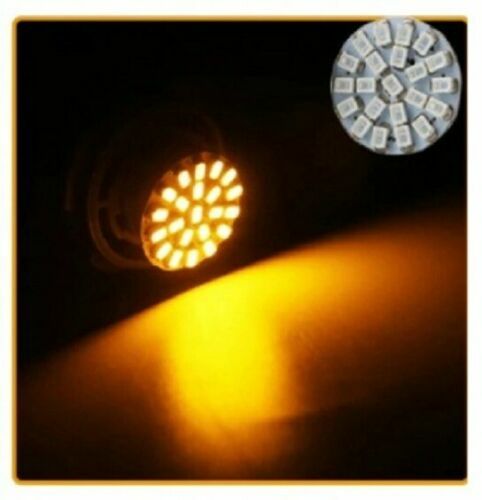 10x Led Lampadina 8 SMD BA15S 1156 P21W Arancio Frecce 12V Auto Moto 180° - Foto 3 di 5