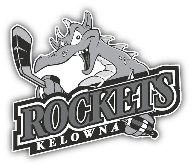 Kelowna Rockets Hockey Logo Car Bumper Sticker Decal 9'', 12'' or 14'' eBay