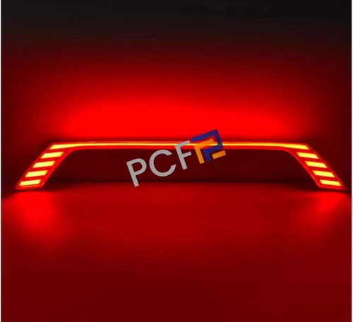 For 16-21 Mitsubishi Outlander Smoke Black Rear Door Trunk LED Tail Light Cover - Picture 12 of 13