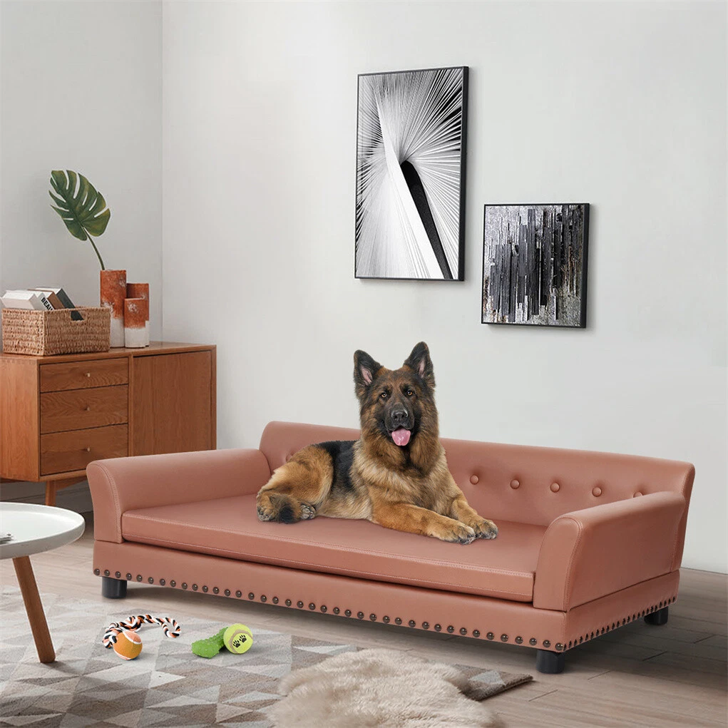 Upholstered dog bed 2025
