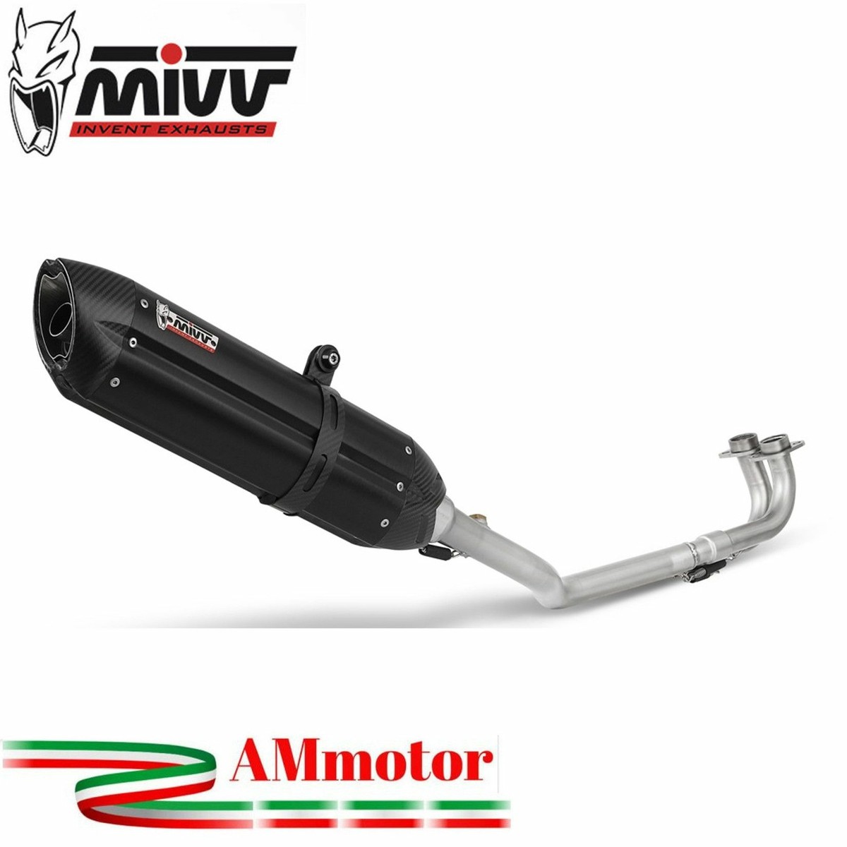 Full Exhaust System Mivv Yamaha T-Max 500 2001 Motorcycle Muffler