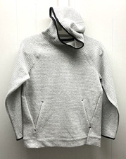 NWT Kids Old Navy Long Sleeve Gray Active Dynamic Fleece Hoodie - Size L 10-12