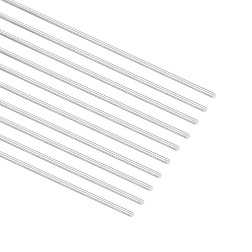 304 Stainless Steel Round Rods 2mm Dia 450mm Length Solid Shaft Rods ...