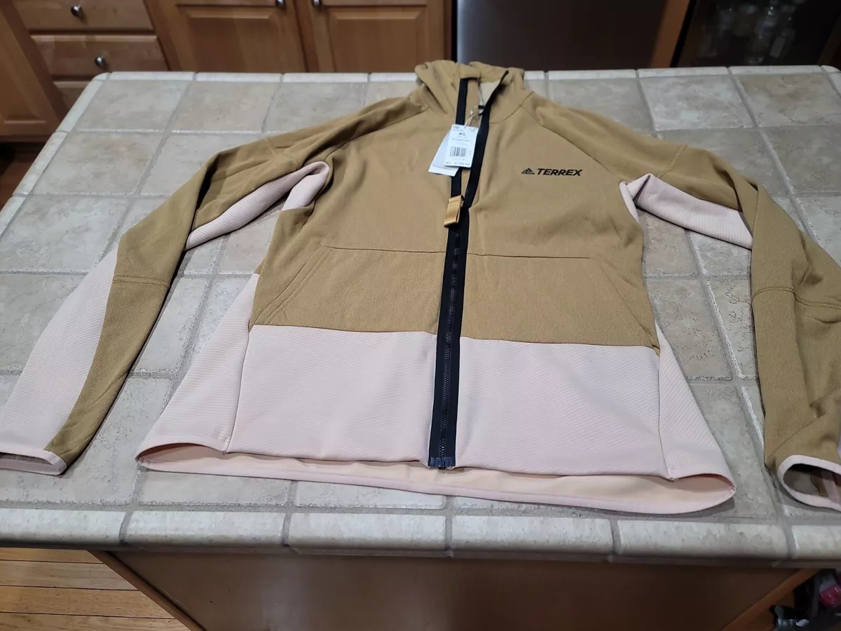 Adidas Terrex Zupahike Womens Hooded Fleece Jacket Size XLarge