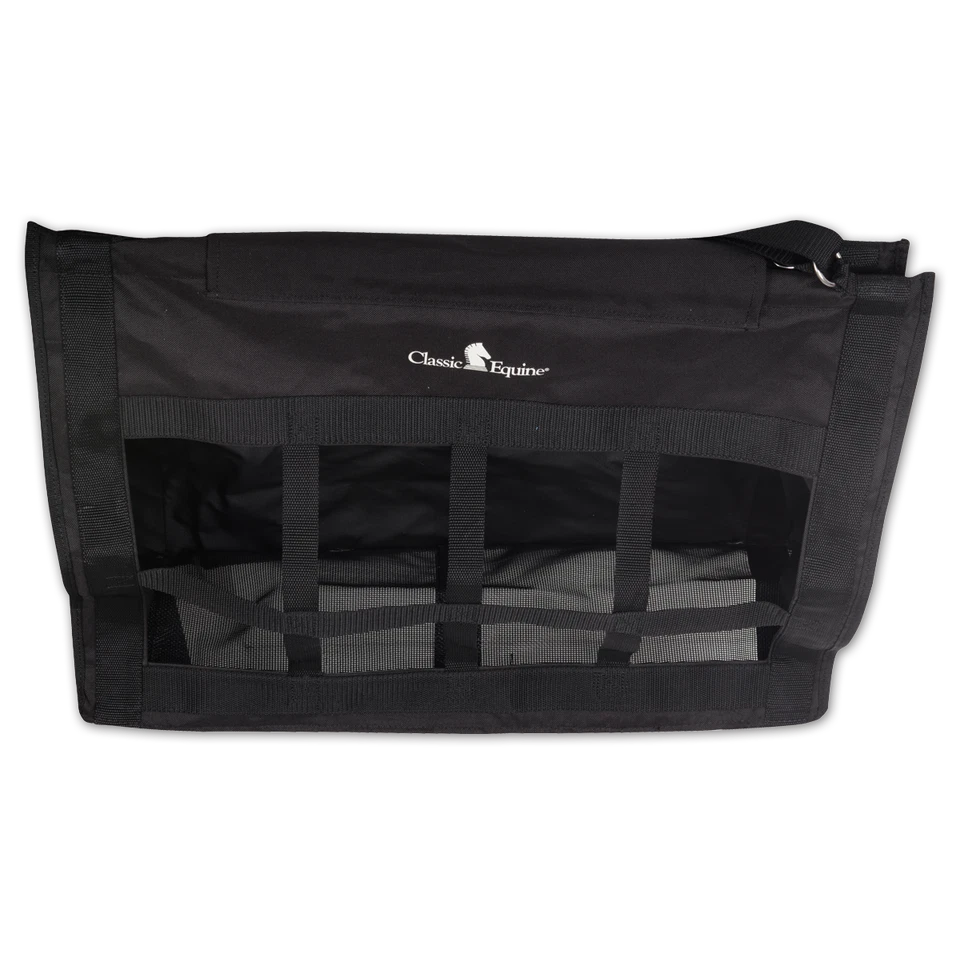 Bolso de Heno Clásico Equino Western Horse Topload NEGRO de Alta Resistencia Foto 4 de 4