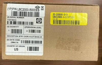 Motorola UBC2000-I500DES Universal Battery Charger Four-Station