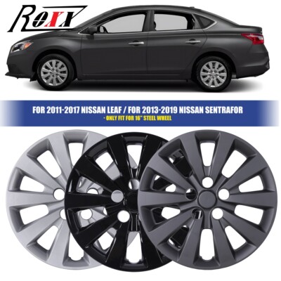 4PCS/SET 16'' HUBCAPS WHEEL COVER FOR 2013-2019 NISSAN SENTRA / 11-17 NISSAN LEAF