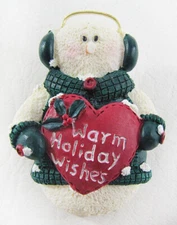 Classic 2002 Encore Group Christmas Snowman Holiday Wishes Brooch Pin