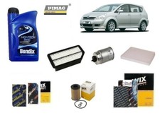 Kit Filtri Tagliando per Kia Venga 1.4 CRDi 66 Kw 90 Hp + 6 Litri Olio 5w30