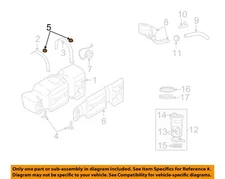CHRYSLER OEM 97-08 Dakota Fuel System Components-Fuel Tank Nut 6502135
