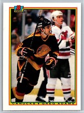 1990-91 Bowman Greg Adams Vancouver Canucks #59