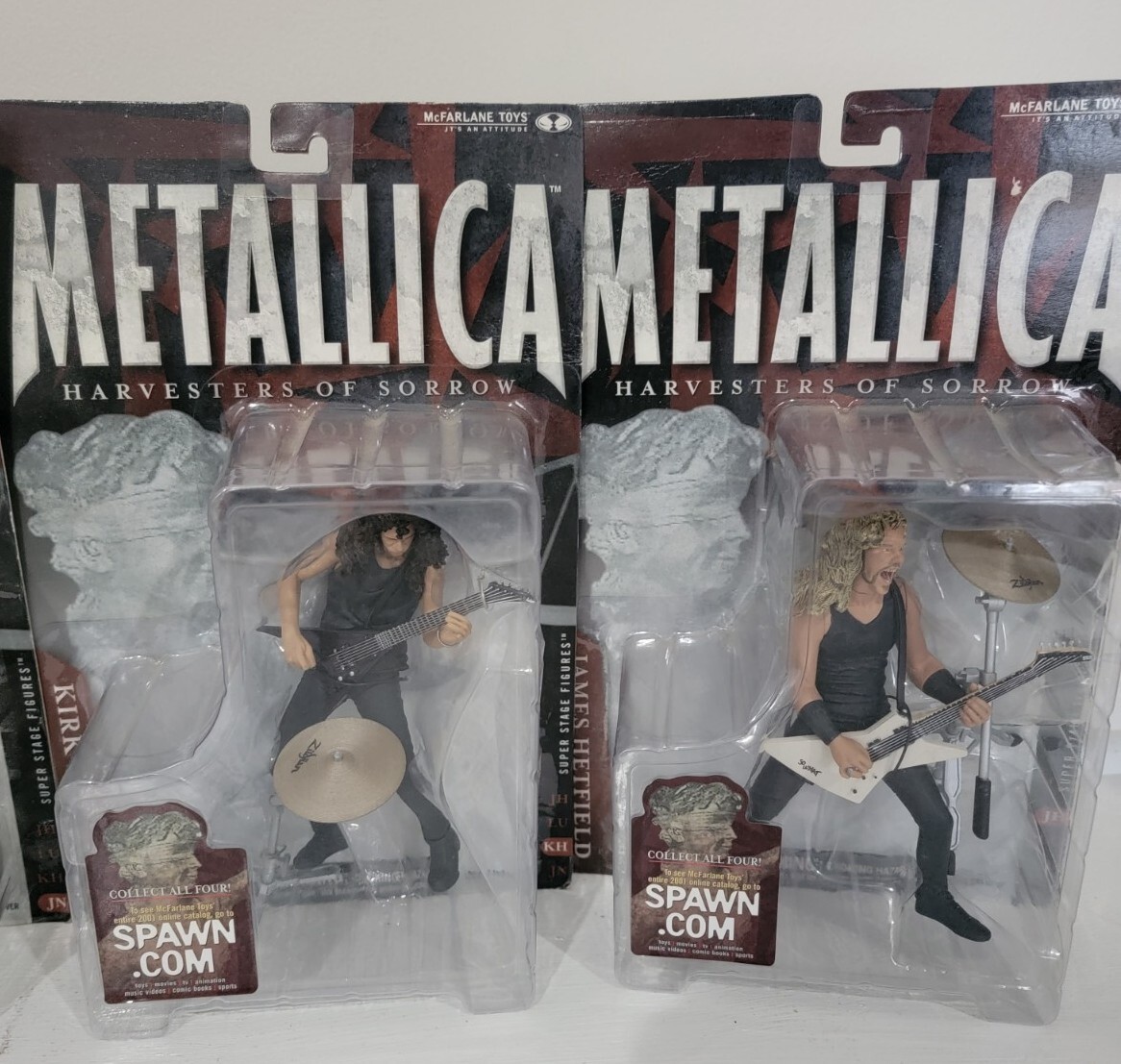 METALLICA- McFarlane Action Figure Set Of 4 Lars, James, Jason