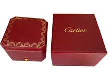 Cartier Signature Earrings & Pendent Box Red Case