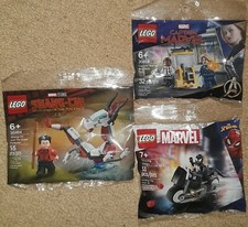 LEGO set 3 polybags Marvel 30679 30453 30454 Venom Street Bike Shang-Chi Captain
