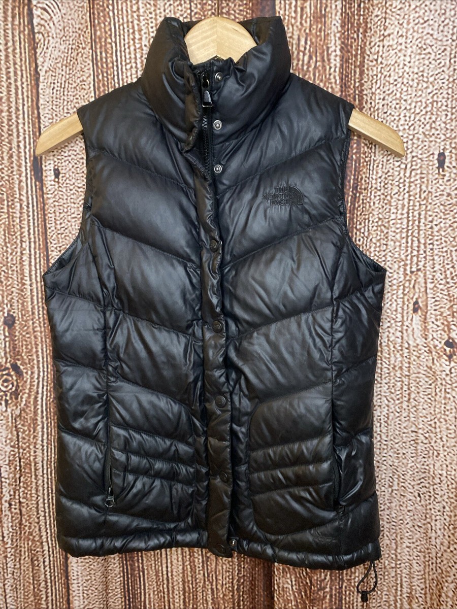The North Face Women's Black Sleeveless Goose Down 700 Fill Vest