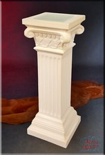 Leuchtsäule Säule Lampe Blumensäule Marmor Ständer Griechische Antik Stuckgips