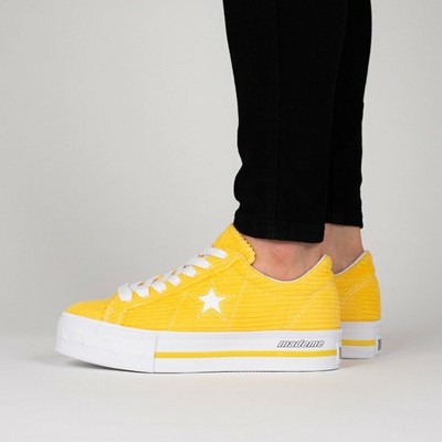 converse one star platform yellow