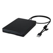 Modern Double Port External FDD Drive for Traditional Diskett Reading and Copy