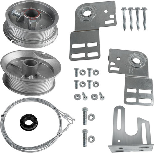 Universal Garage Door Torsion Spring Conversion Kit Fit for 7 Feet High Garage D