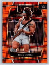 2022 Panini Select WWE #82 Rick Boogs Orange Flash Prizms