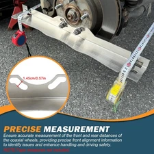 Heavy Duty Toe Alignment Tool Plates 2PCS Stainless Steel Wheel Alignment THTM