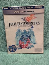 Final Fantasy Tactics Advance Strategy Guide for Nintendo GBA Some Wear
